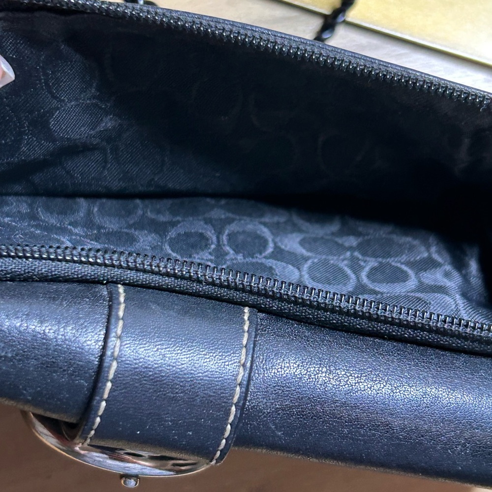Coach Soho Buckle Tri-Fold Leather Wallet - Picture 5 of 9